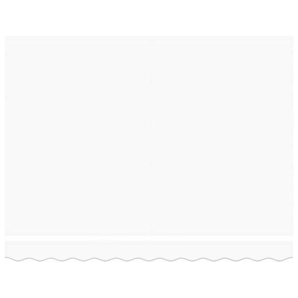 vidaXL Aurinkovarjo Valkoinen 300 x 250 x 165 cm Polyesteri