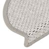 vidaXL Portaiden matot Itsekiinnittyv&auml; Sisal-Look 30 kpl 65x21x4 cm