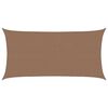 vidaXL Aurinkovarjolaudat Suorakaide 2,5 x 6 m HDPE Taupe