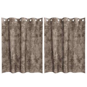 vidaXL Samettiverhot 2 kpl Cappuccino 140 x 140 cm Sametti