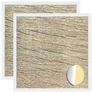 vidaXL Itsekiinnittyv&auml; ruuvikansi 2 pcs Sonoman tammi &Oslash; 20 x 0,5 mm