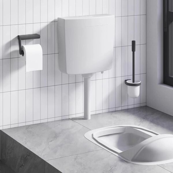 vidaXL WC Vesis&auml;ili&ouml; alapuolisella veden tulolla 3/6 l harmaa