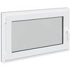 vidaXL Kellari-ikkuna RISOR 100 x 50 cm PVC ja lasi Antrasiitti