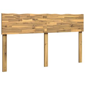vidaXL Luonnonreunainen s&auml;ngynp&auml;&auml;ty ROSTOCK valkoinen 120 cm