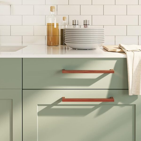 vidaXL Kaapin kahvat 5 kpl pronssi 224 mm ruostumaton ter&auml;s