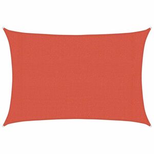 vidaXL Aurinkopurje 160 g/m&sup2; terrakotta 3x4 m HDPE