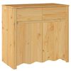 vidaXL Sivup&ouml;yt&auml; Drammen Tammi 79 x 43 x 75.5 cm T&auml;ysi M&auml;nty