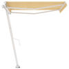 vidaXL Vapaasti seisova sisäänkelattava markiisi 300x250 cm kel./valk.