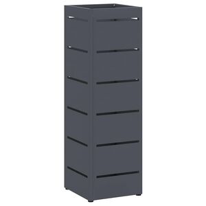 vidaXL Sateenvarjoteline Antrasiitti 15,5 x 15,5 x 49 cm Ter&auml;s