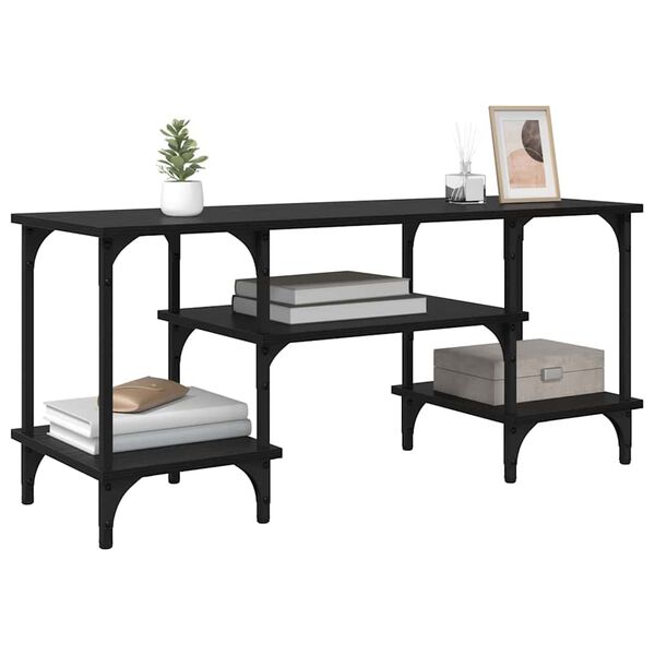 vidaXL TV-kaappi Musta tammi. 102 x 35 x 45,5 cm