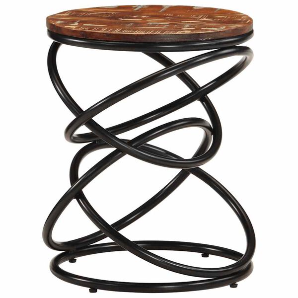 vidaXL Päätypöytä 40x40x52 cm kierrätetty täyspuu