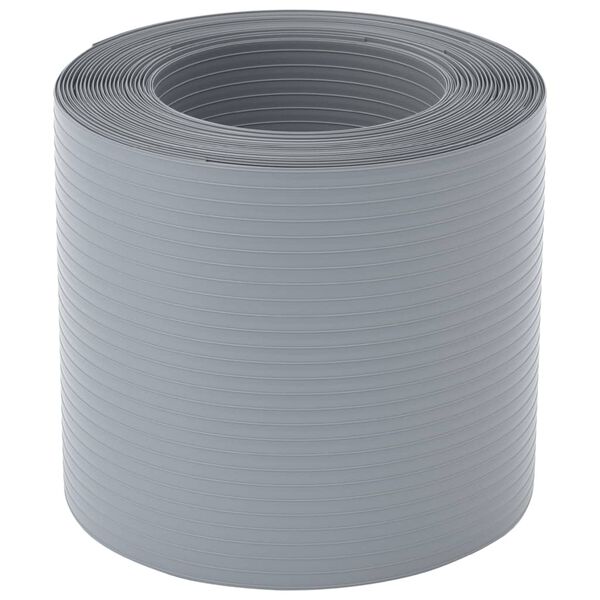 vidaXL Puutarhan yksityisyydensuojat 10 kpl harmaa 252,5x19 cm PVC