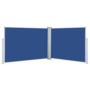 vidaXL Sis&auml;&auml;nvedett&auml;v&auml; sivumarkiisi 100x1000 cm sininen