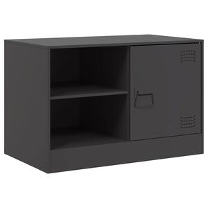 vidaXL TV-taso musta 67x39x44 cm ter&auml;s