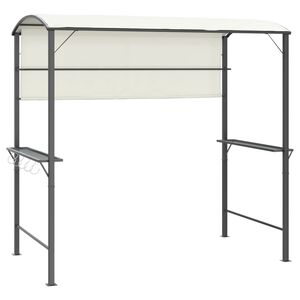 vidaXL Huvimaja katolla 220x110x200 cm kerma