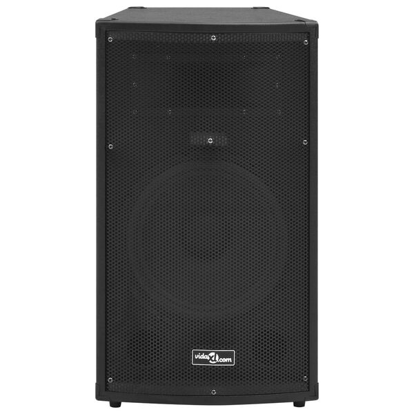 vidaXL Passiiviset Hi-Fi-lavakaiuttimet 1000 W musta 37x37x64 cm
