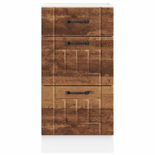 vidaXL Keitti&ouml;n pohjakaappi Lucca vanhaa puuta suunniteltu puu