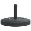 vidaXL Aurinkovarjon jalusta kahvoilla &Oslash;38/48 mm tangolle 25 kg py&ouml;re&auml;