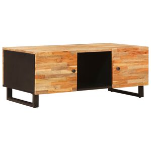 vidaXL Sohvap&ouml;yt&auml; Ruskea 100 x 54 x 40 cm Kiinte&auml; mango puu