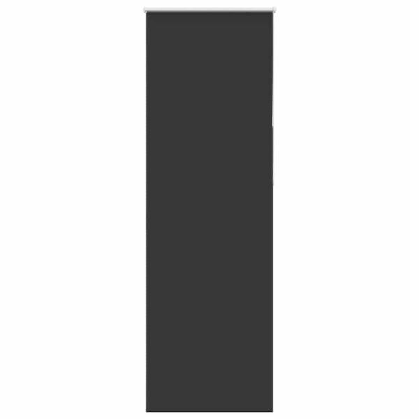 vidaXL Rullaverho Blackout Musta 80x210 cm Kankaan leveys 75,7 cm