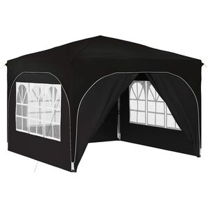 vidaXL Pop-up Juhlateltta 290 x 290 x 245 cm Musta