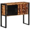 vidaXL konsolikaappi moniv&auml;rinen 90x35x75 cm massiivipuu kierr&auml;tetty