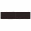 vidaXL P&ouml;yt&auml;levy ruskea 160x40x(2-6)cm k&auml;sitelty t&auml;ystammi el&auml;v&auml; reuna