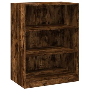 vidaXL Vaatekaappi savutammi 77x48x102 cm lastulevy