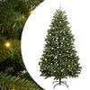 vidaXL Tekojoulukuusi 300 LED-valoilla Vihre&auml; 300 cm PVC ja metalli