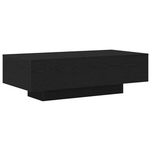 vidaXL Sohvap&ouml;yt&auml; Musta tammi. 100 x 49,5 x 31 cm Tekninen puu