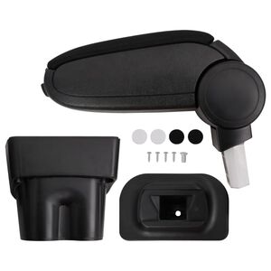 vidaXL Auton k&auml;sinoja musta 17x32x(35,5-52) cm ABS