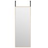 vidaXL Ovipeili kulta 30x80 cm lasi ja alumiini