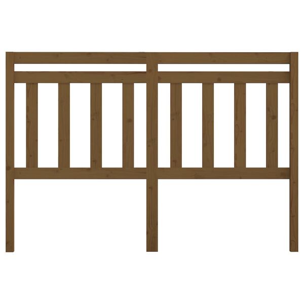 vidaXL S&auml;ngynp&auml;&auml;ty hunajanruskea 126x4x100 cm t&auml;ysi m&auml;nty