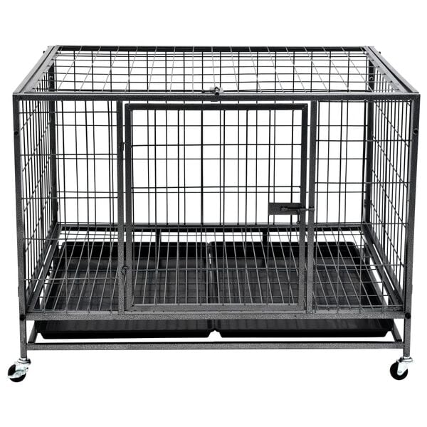 vidaXL Vankka koiranh&auml;kki py&ouml;rill&auml; ter&auml;s 98x72x77 cm