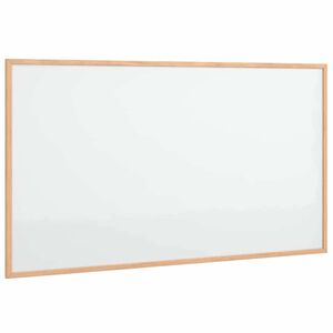 vidaXL Magneettinen valkotaulu t&auml;ysm&auml;ntypuisella kehyksell&auml; 100x55 cm