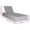 vidaXL Aurinkotuoli Beige 200,5 x 70 x 75 cm polyrottinki
