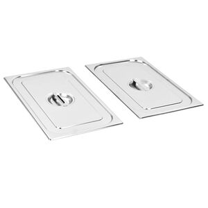 vidaXL Kannet GN 1/1 pannulle 2 kpl ruostumaton ter&auml;s