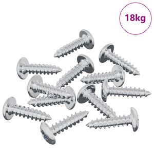 vidaXL Ruuvi 13636 pcs Hopea M4 x 16 mm Ter&auml;s