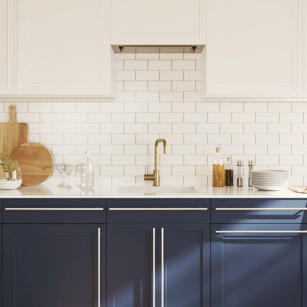 vidaXL Kaapin kahvat 20 kpl hopea 480 mm ruostumaton teräs