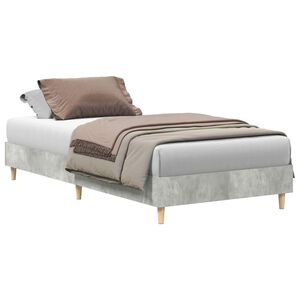 vidaXL S&auml;ngyn runko Betoninharmaa 80 x 200 cm Tekninen puu