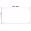 vidaXL Keitti&ouml;n suojapaneeli 2 pcs L&auml;pin&auml;kyv&auml; 90 x 50 cm