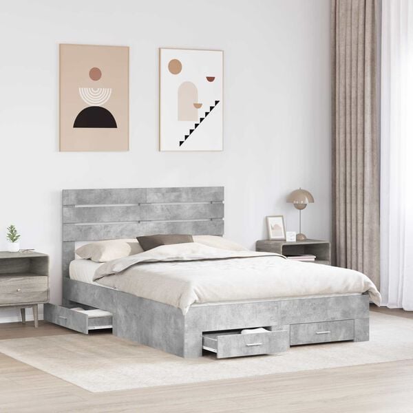 vidaXL S&auml;ngyn runko laatikon kanssa p&auml;&auml;tyll&auml; Tekninen puu