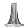 vidaXL Hyttysverkko s&auml;ngylle 156 mesh Musta ⌀56 x 220 cm Polyesteri