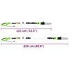 vidaXL 2-in-1 Teleskooppivartinen moottorisaha/pensastrimmeri 25/41 cm