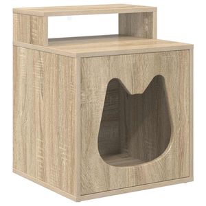 vidaXL Kissatalo Sonoma 42,5 x 40 x 53,5 cm Tekninen puu