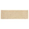 vidaXL Porrasmatot 15 kpl 65x21x4 cm vaaleanbeige suorakaiteen muotoinen reuna
