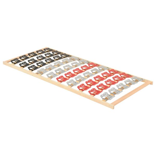 vidaXL Sängynrunko 12 sälettä ja tukea 90x200 cm