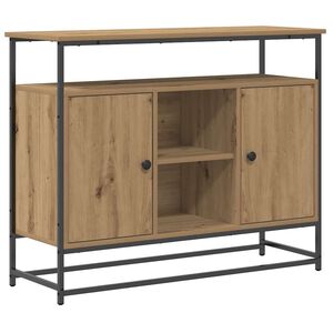 vidaXL Sivup&ouml;yt&auml; Artisan tammi 100 x 35 x 80 cm Tekninen puu