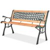 vidaXL Puutarhapenkki 122 cm puu