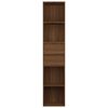 vidaXL Kirjahylly ruskea tammi 36x30x171 cm tekninen puu